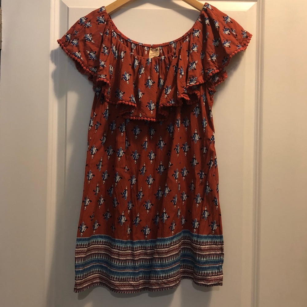 Off the shoulder summer top